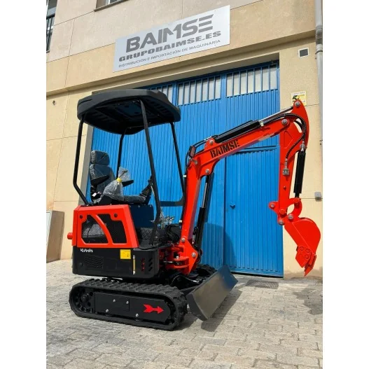 Mini Excavadora BAIMSE Kubota 1500 Kg de 3 Cilindros Mini Excavadora BAIMSE Kubota 1500 Kg de 3 Cilindros
