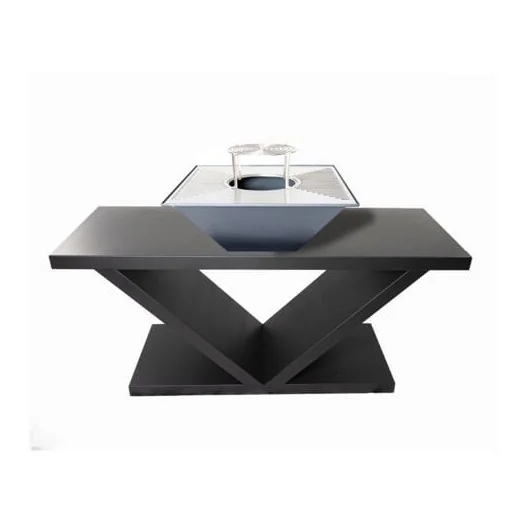 BARBACOA DE LEÑA PRENSA STOVE, PR1502I MINERVA + PLANCHA-PARRILLA INOX