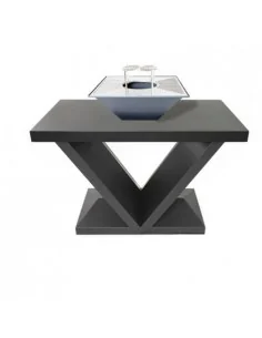 BARBACOA DE LEÑA PRENSA STOVE, PR1503I AFRODITA + PLANCHA-PARRILLA INOX