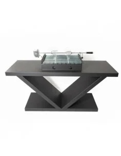 BARBACOA DE CARBON PRENSA STOVE, PR1502CG MINERVA CARBONERA+GIRATORIA