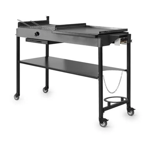 PLANCHA-BARBACOA GAS Y CARBÓN, PRENSA STOVE PR100G PLANCHA-BARBACOA GAS Y CARBÓN, PRENSA STOVE PR100G