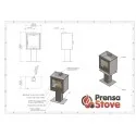 Estufa de leña MENORCA Prensa Stove