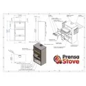 Estufa de leña GROSA 2 Prensa Stove