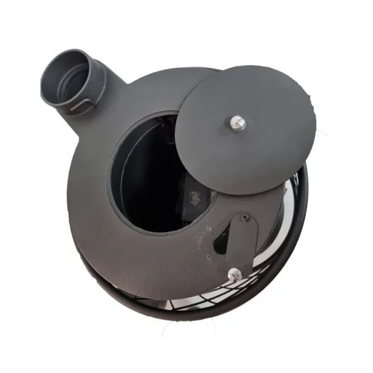 Estufa de leña tradicional redonda -... Estufa de leña tradicional redonda -...