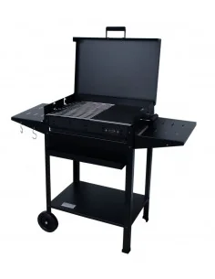 Barbacoa de jardín con parrilla para carbón con dos ruedas modelo Mallorca IMOR®