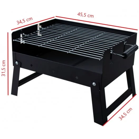 Barbacoa con parrilla de alambre cromado para uso con carbón modelo Aventure IMOR® Barbacoa con parrilla de alambre cromado para uso con carbón modelo Aventure IMOR®