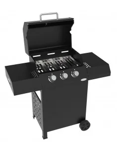 Barbacoa de jardín con parrilla para gas butano o propano Cazorla Roca de Lava IMOR®