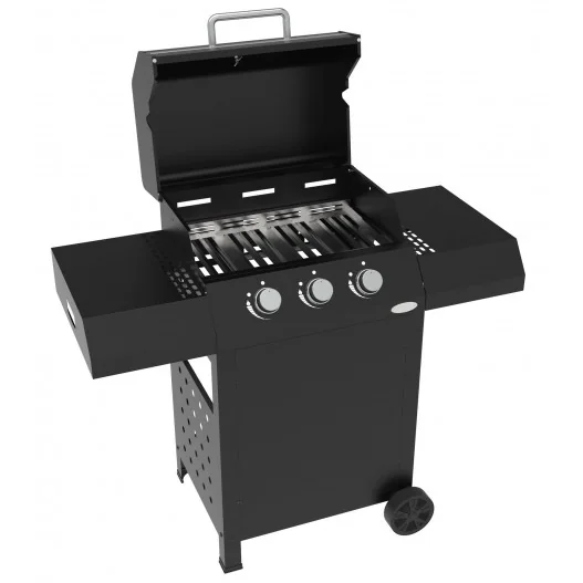 Barbacoa de jardín con parrilla para gas butano o propano Cazorla Roca de Lava IMOR®