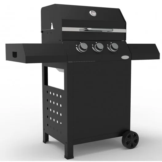 Barbacoa de jardín con parrilla para gas butano o propano Cazorla Roca de Lava IMOR® Barbacoa de jardín con parrilla para gas butano o propano Cazorla Roca de Lava IMOR®