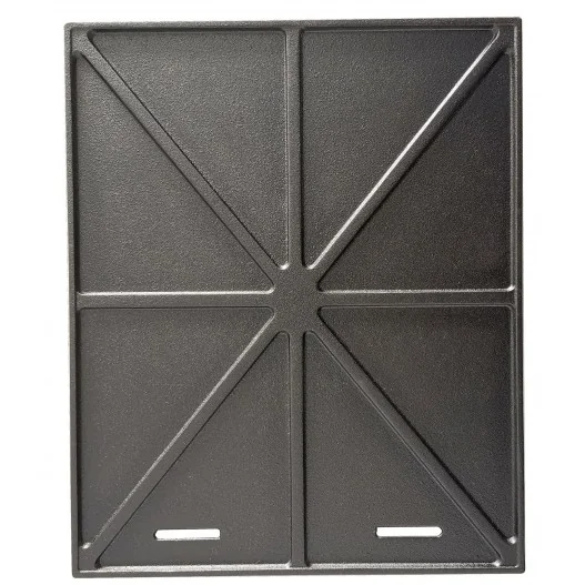 Plancha de hierro fundido de alta calidad con acabado en acero color negro 36X30X1,3cm IMOR Plancha de hierro fundido de alta calidad con acabado en acero color negro 36X30X1,3cm IMOR