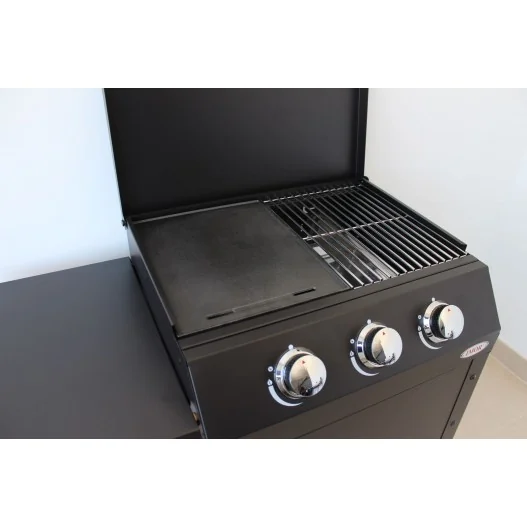 Barbacoa de jardín con parrilla para gas butano o propano de 3 quemadores modelo MIRAMAR IMOR® Barbacoa de jardín con parrilla para gas butano o propano de 3 quemadores modelo MIRAMAR IMOR®