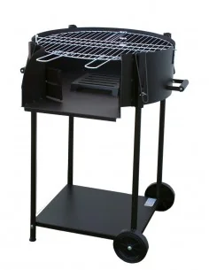 Barbacoa redonda de jardín con función paellera y parrilla regulable MI PAELLA IMOR