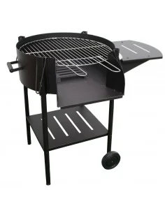 Barbacoa circular de jardín con parrilla de acero regulable para carbón o leña Altea IMOR®