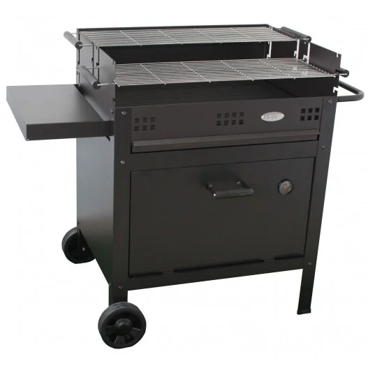 Barbacoa de jardín con parrilla y horno independiente para carbón o leña modelo ETNA V20 IMOR® Barbacoa de jardín con parrilla y horno independiente para carbón o leña modelo ETNA V20 IMOR®