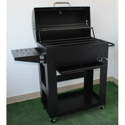 Barbacoa de jardín con 2 parrillas y ahumador para uso de carbón modelo RONDA V20 IMOR Barbacoa de jardín con 2 parrillas y ahumador para uso de carbón modelo RONDA V20 IMOR