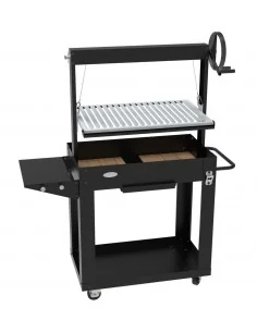 Barbacoa exterior con parrilla en acero inoxidable de diseño moderno con sistema de elevación IMOR