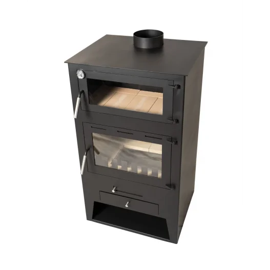 Estufa de leña con horno Vermiculita... Estufa de leña con horno Vermiculita...