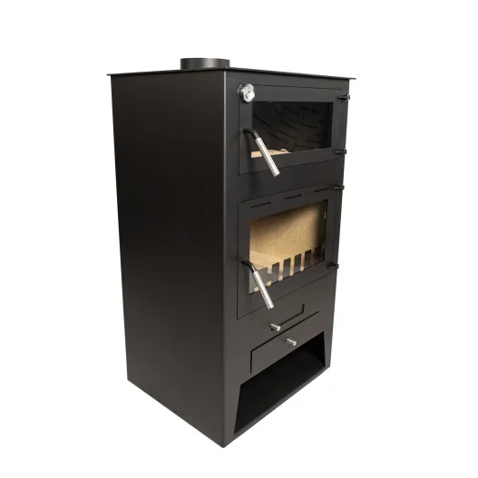 Estufa de leña con horno Vermiculita... Estufa de leña con horno Vermiculita...