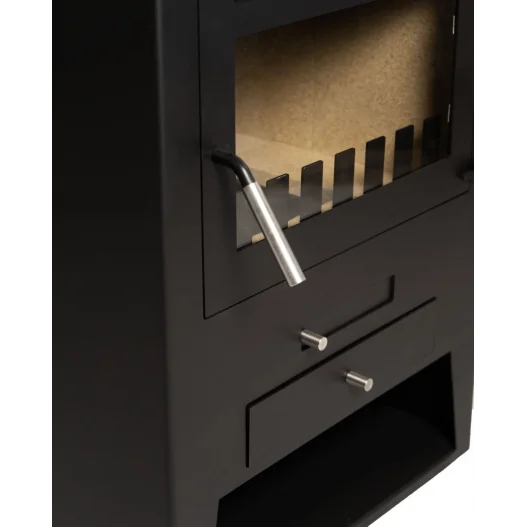 Estufa de leña con horno Vermiculita... Estufa de leña con horno Vermiculita...