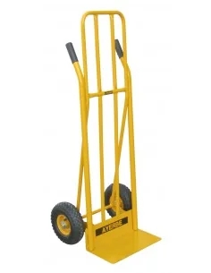 Carretilla manual porta cajas bebida rueda neumatica