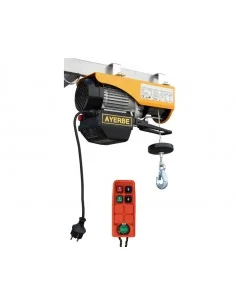 Montacargas polipasto ELEVADOR AY-400/800 con mando a distancia AYERBE