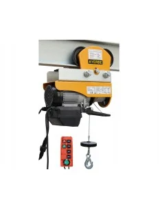 Montacargas polipasto ELEVADOR AY-200/400 con carro y mando a distancia