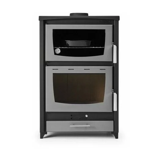 Estufa de leña con horno Prensa Stove... Estufa de leña con horno Prensa Stove...