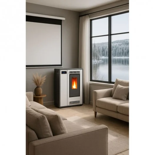 Estufa de Pellets Pasillo Canalizable Estufa de Pellets Pasillo Canalizable