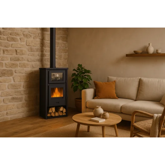 Estufa de leña horno LUX 12KW Estufa de leña horno LUX 12KW