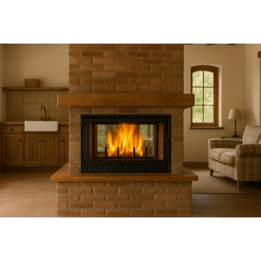 Estufa de leña HOGAR DOBLE CARA Estufa de leña HOGAR DOBLE CARA