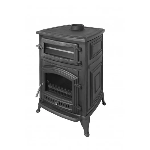 ESTUFA DE LEÑA CON HORNO FUNDICION... ESTUFA DE LEÑA CON HORNO FUNDICION...