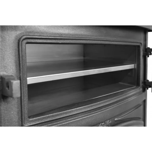 ESTUFA DE LEÑA CON HORNO FUNDICION... ESTUFA DE LEÑA CON HORNO FUNDICION...