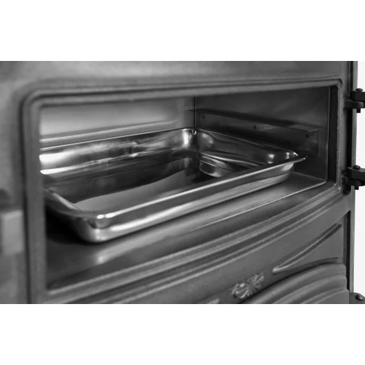 ESTUFA DE LEÑA CON HORNO FUNDICION... ESTUFA DE LEÑA CON HORNO FUNDICION...