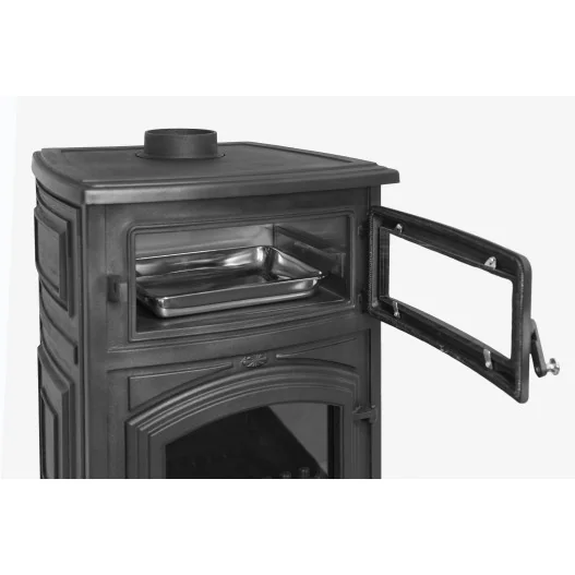 ESTUFA DE LEÑA CON HORNO FUNDICION... ESTUFA DE LEÑA CON HORNO FUNDICION...