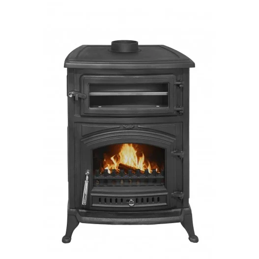 ESTUFA DE LEÑA CON HORNO FUNDICION... ESTUFA DE LEÑA CON HORNO FUNDICION...