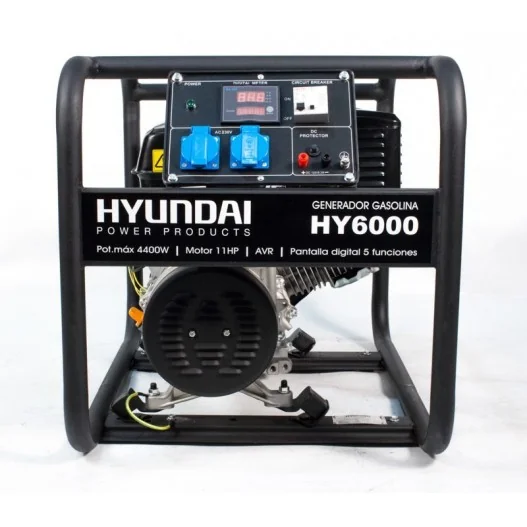 HY6000 Generador Gasolina Monofásico HY6000 Generador Gasolina Monofásico