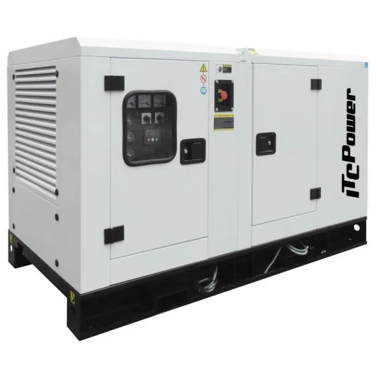 DG34KSE Grupo Electrógeno insonorizado trifásico ITCPower 34 kva