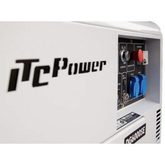 DG6000SE Generador diesel ITCPower... DG6000SE Generador diesel ITCPower...