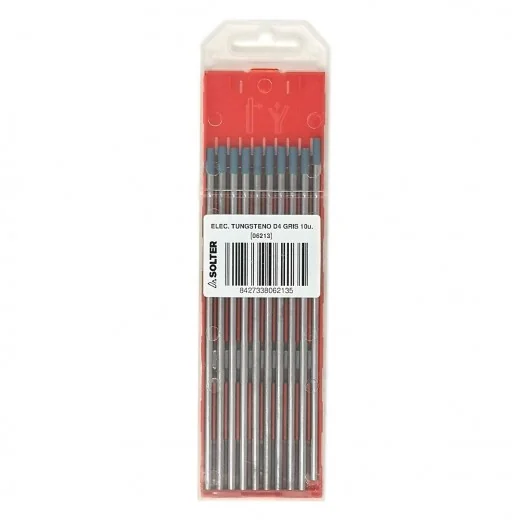 ELECTRODO TUNGSTENO D4 GRIS 10u. ELECTRODO TUNGSTENO D4 GRIS 10u.
